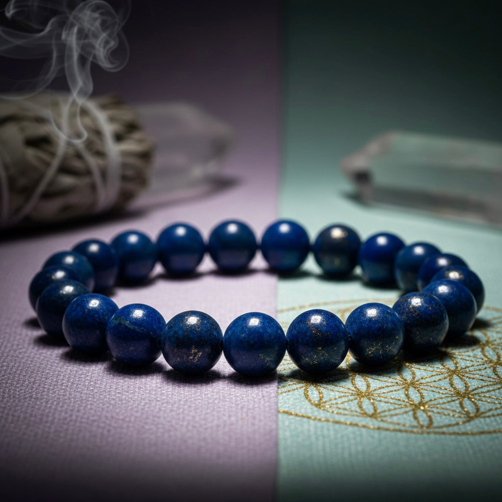 Lapis Lazuli Bracelet – Crystal for Wisdom & Truth