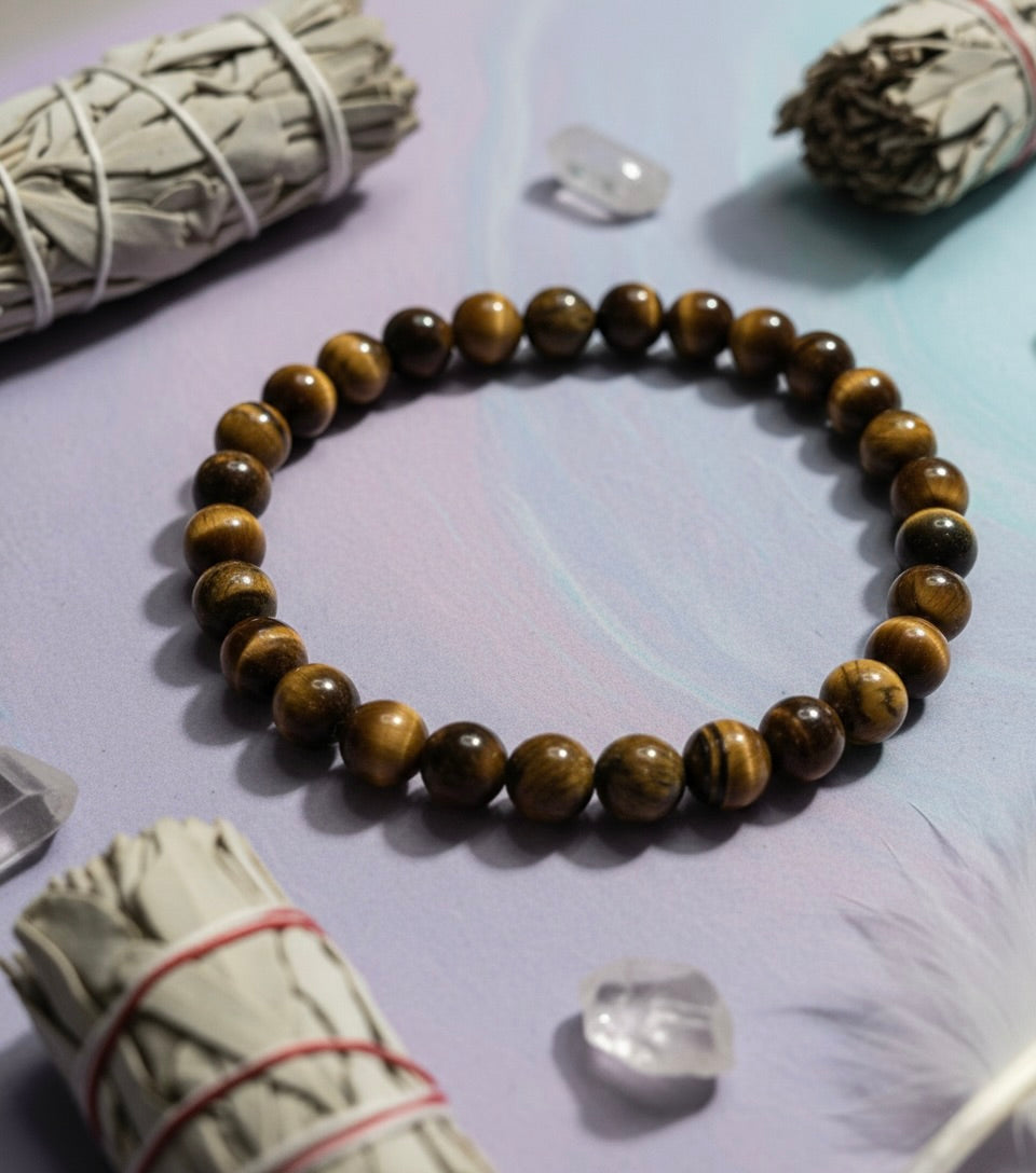 Tiger’s Eye Bracelet – Crystal for Strength & Confidence