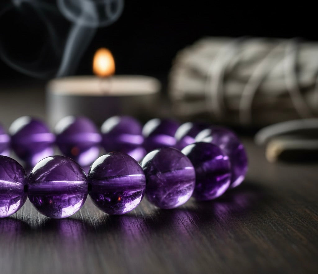 Amethyst Bracelet – Crystal for Peace & Protection
