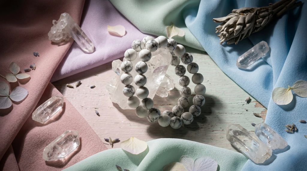 Howlite Crystal Bracelet