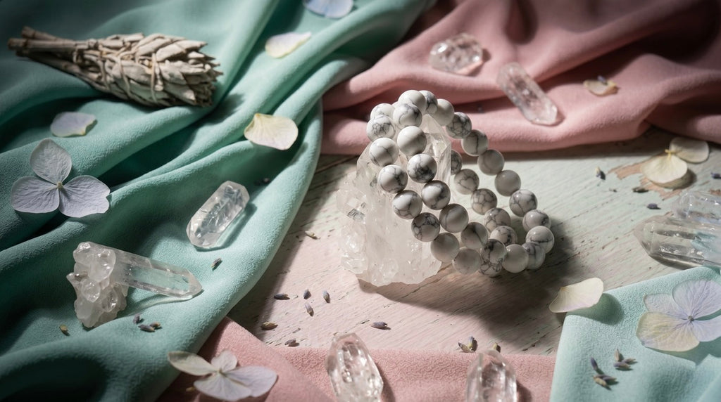 Howlite Crystal Bracelet