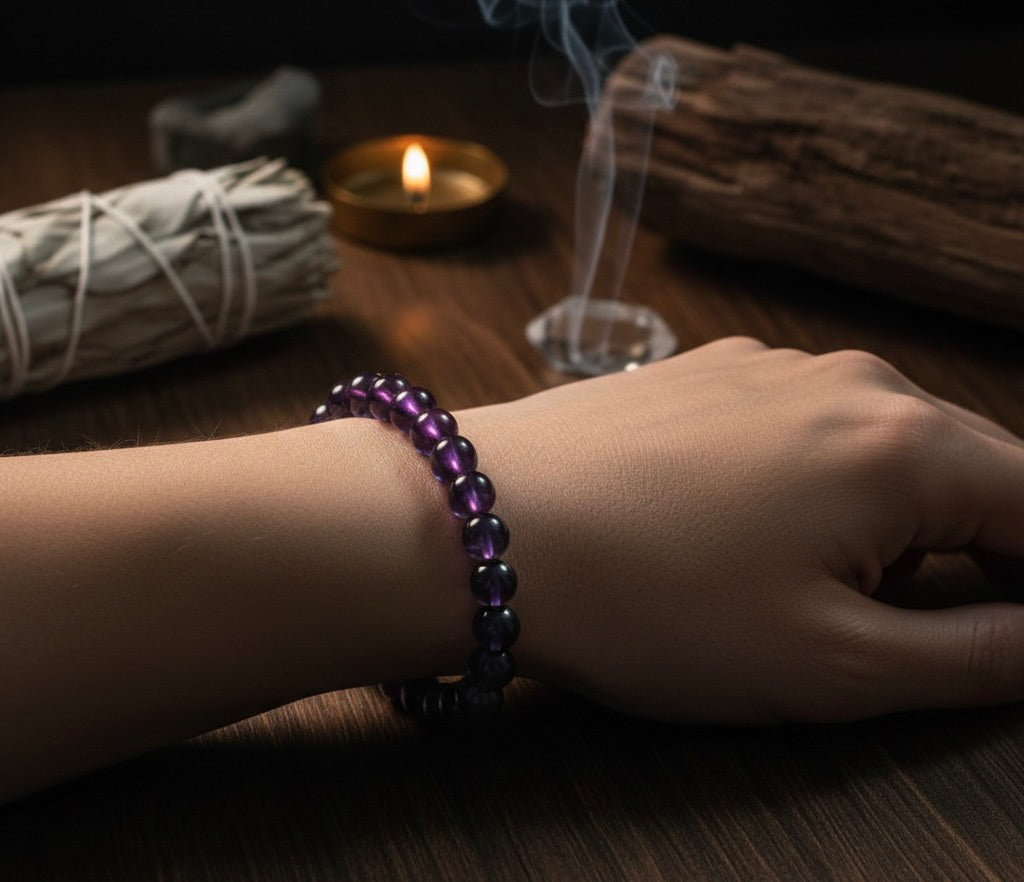 Amethyst Bracelet – Crystal for Peace & Protection