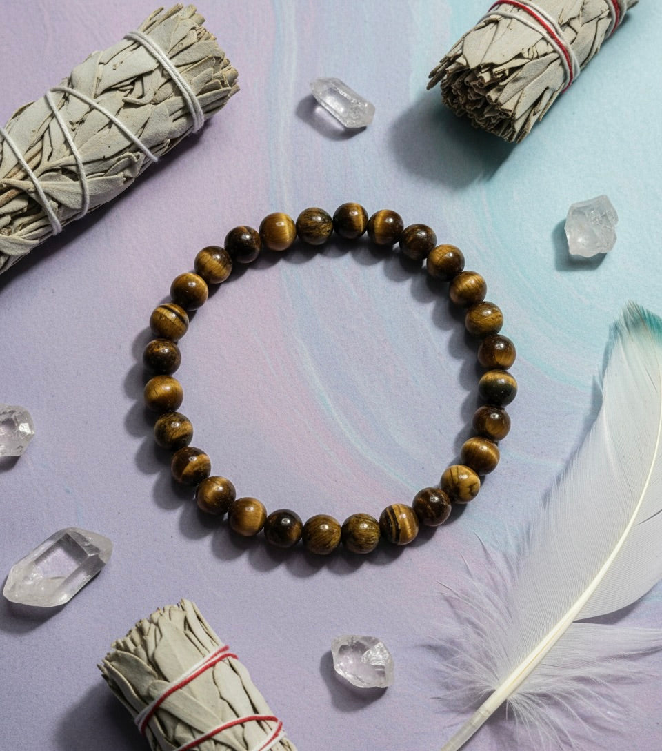 Tiger’s Eye Bracelet – Crystal for Strength & Confidence