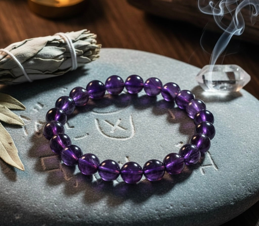 Amethyst Bracelet – Crystal for Peace & Protection